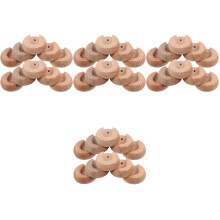 40Pièces Porte-Tringle En Bois Khaki Pour Placard De Douche