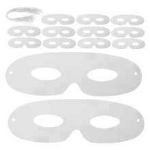 80 Stuks Witte Papieren Maskers Voor Cosplay En Doe-Het-
