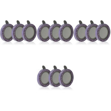 12Stk Metall Ring Schutz Für Kameraobjektiv Mit Funkelndem Strass