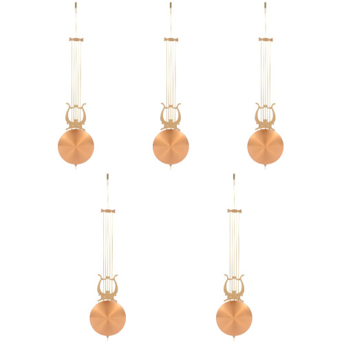 5Pièces Pendule Murale Métal Marron Pour Réparation
