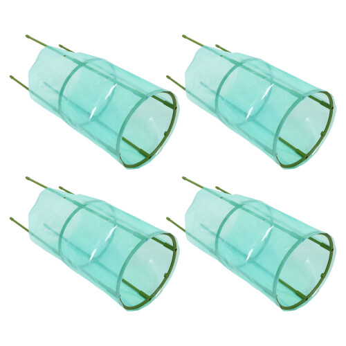 4Sets Groene Groentekooien - Wind- En Vorstbescherming Met Steunframe