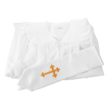 1Set Kerkostuum Priesterrobaat Met Stola Polyester Roleplay
