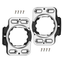 2St Rvs Lock Pedalen Cover Voor - En Mountainbikes Multikleur