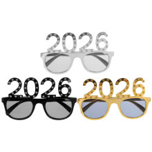 3Stk Langlebige Silvester Partybrillen 2026 Mit Strass Und Leichtem Stk