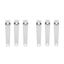 6Stk Tragbarer Ampullenöffner Silber Ergonomisch Für Pflege