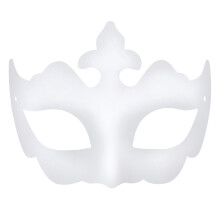Blank Wit Papier Diy Maskers Geverfde Gezichtsmasker Halloween