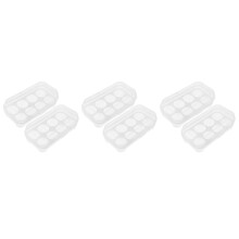 6Stk Robuster Eierorganizer Aus PP Mit Frischedeckel