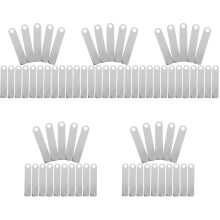 100Stk Robuste Silber Stamping Tags Für DIY Anhänger Basteln