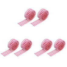 6Pièces Clôture Miniature Bois Rose Accessoire DIY