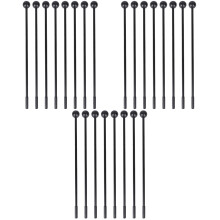 3Stk Drumsticks Für Kinder Schwarz Handliche Spiel- Und Lernhilfe