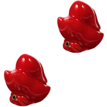 2Pièces Porte-Bâtonnets D'encens Céramique Rouge Pour Intérieur