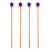 4Stk Marimba Schlägel Mit Garnkopf Lila Ergonomisch Für Percussion 1