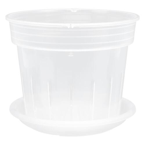 2Ensembles Pots À Orchidées En Plastique Ventilés Pour