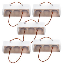 30Pièces Boîtes De Rangement Khaki Pour Pâtisseries Desserts