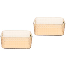 2Pièces Panier De Rangement Multi-Usages Résistant