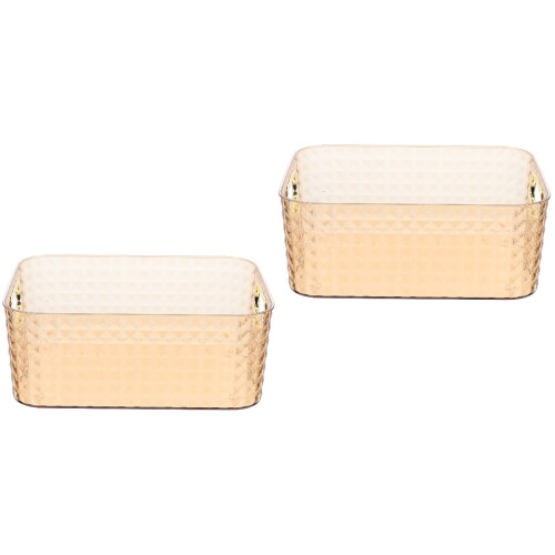 2Pièces Panier De Rangement Multi-Usages Résistant