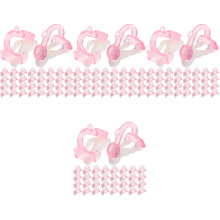 400Pièces Accessoires Oreilles Clip Cartoons Rose Enfants