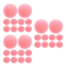 60Pièces Nez De Clown Rose Sponge Accessoire Cosplay Costume De