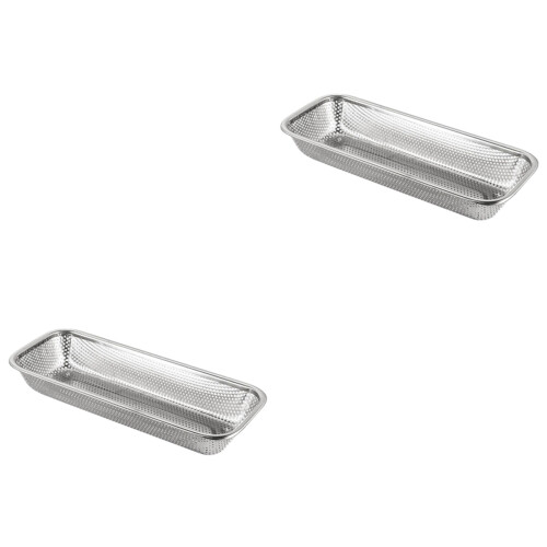 2Pièces Boîte À Couverts Stable Creative En Acier Argenté