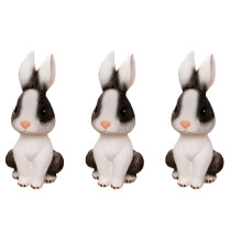3Pièces Boîte À Monnaie Noire Pot Cartoon Pour Pièces