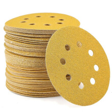 50pcs 8-Hole Sandpaper with 400 Grit, Specifically Designed for Metal Polishing Furniture Polishing and Car Polishing