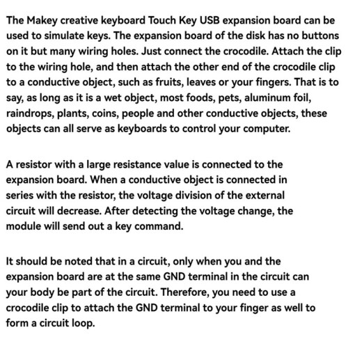 Analog Touch Key USB Board Keyboard Expansion Module for