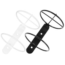 2Stk Rote Weinflaschen Wandhalter, Metallhalter Mit Rundungen