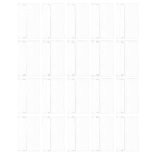 20St ABS Plastic Cassette Opbergdoos Transparant Voor Audio Tapes