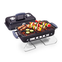 Hi-Gear Traveller Barbecue with Folding Legs, Portable BBQ, Ideal for Picnics, Festivals and Camping, Outdoor Cooking