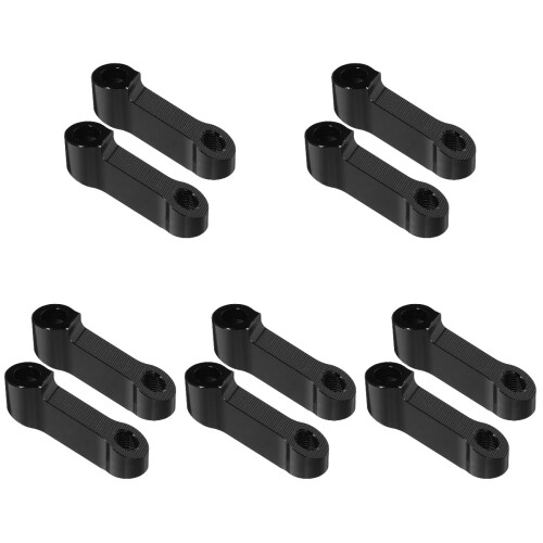5Ensembles Supports Réhausseurs Aluminium Noir