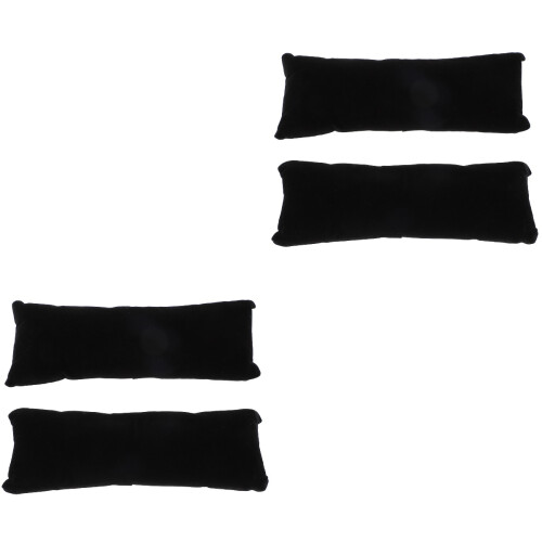 4Pièces Montre Bracelet Noir Protection Douceur Durable