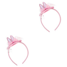 2Pièces -Tête Rose Doux Et Pour Événements Et Cosplay