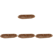 4Pièces Corbeille Tressée En Rotin Pour Stockage À