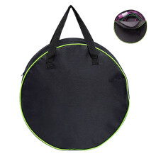 Jetisva EV Charging Cable Bag 40cm,Waterproof Car Tidy Storage Bag with Double Handle,Large Hose Zip Bag,Electric Hook Up Cable Carry Bag for Caravan