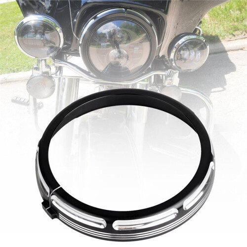 Capa Protetora Decorativa para Farol de 7 Polegadas para Motocicletas para  Gliding Trip Electra Street