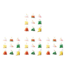 4Pièces Miniatures Pain Et Accessoires Maison Colorés
