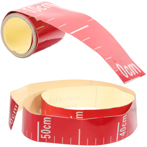 Tankniveau Indicator Waterpas Sticker Rood 2