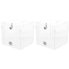 2Pièces D'urne Claire Avec Fente Pour Dons Et Notes
