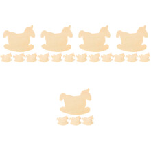 20Pièces Tirelires Piggy Bank Bois Beige Cadeau Enfant DIY