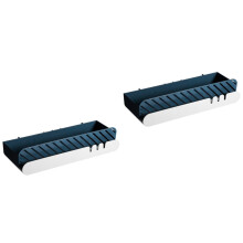 2Pièces Étagère Adhésive Salle De Bain, Rangement Mural Durable