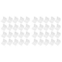 40Pièces Renforts D'angle En Pour Étagères