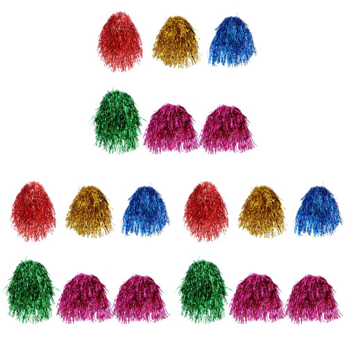 18Pièces Perruques Colorées Tinsel Cosplay Accessoires Uniques