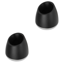 2Pièces Support Rasoir Et Blaireau Noir Résistant Base Antidérapante