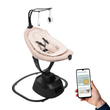 Babymoov Swoon Evolution Bluetooth Connected Smart Baby Swing / Rocker - Connected with mobile app - Music streaming