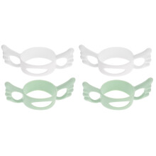 4Pièces Poignées Housses Silicone Couleur Assortie