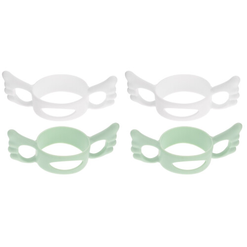 4Pièces Poignées Housses Silicone Couleur Assortie