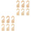 12Pièces Diviseurs Bébé Beige En Bois Pour Garde-Robe 1