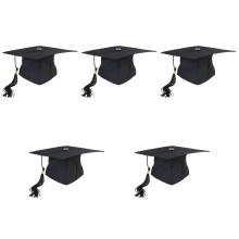 5Pièces De Graduation Adultes Polyester Pompon