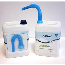 2x AdBlue Bottles - Greenox for Diesel Cars Audi Merc Add Blue In Separate Tank 10L Litres Each With Pouring Spout