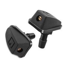 2 Universal Windshield Washer Nozzles   Pattern Easy  All Weather Durability